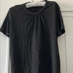 Black Short Sleeve Top from Maje